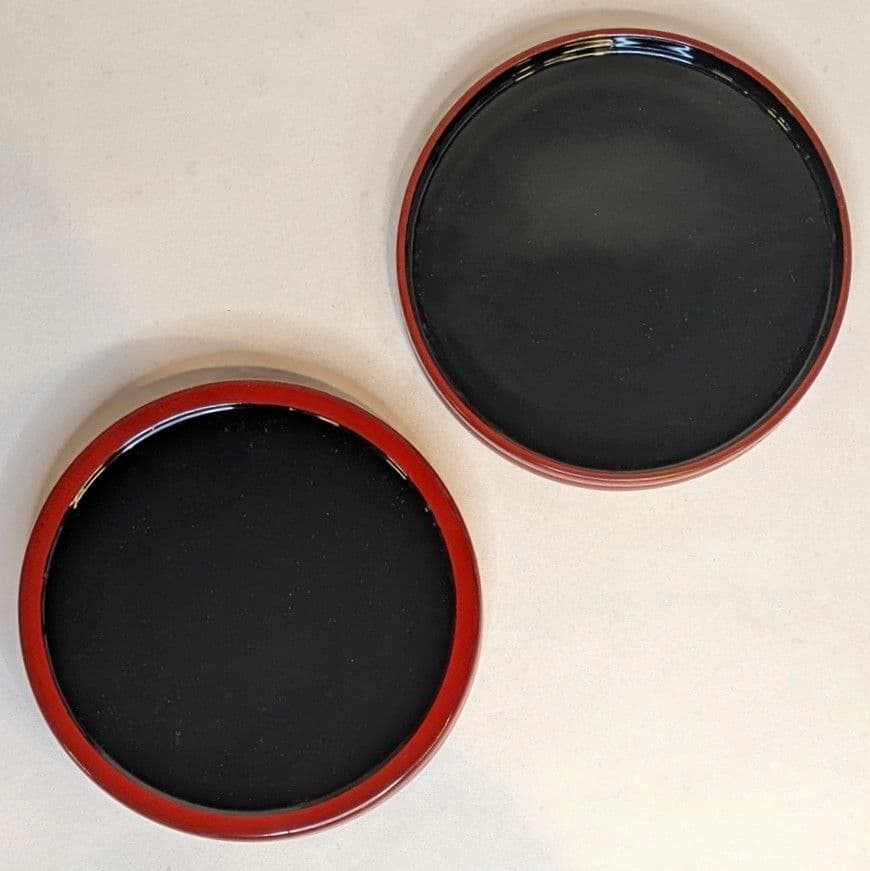 セール・新品】 筋香合 朱漆 6寸 朱塗り 寺院用具 香合