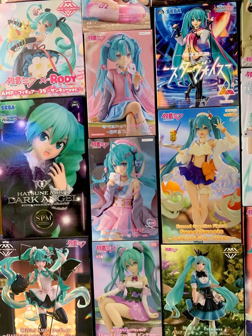 初音ミク桜ミクフィギュアまとめ売り19体