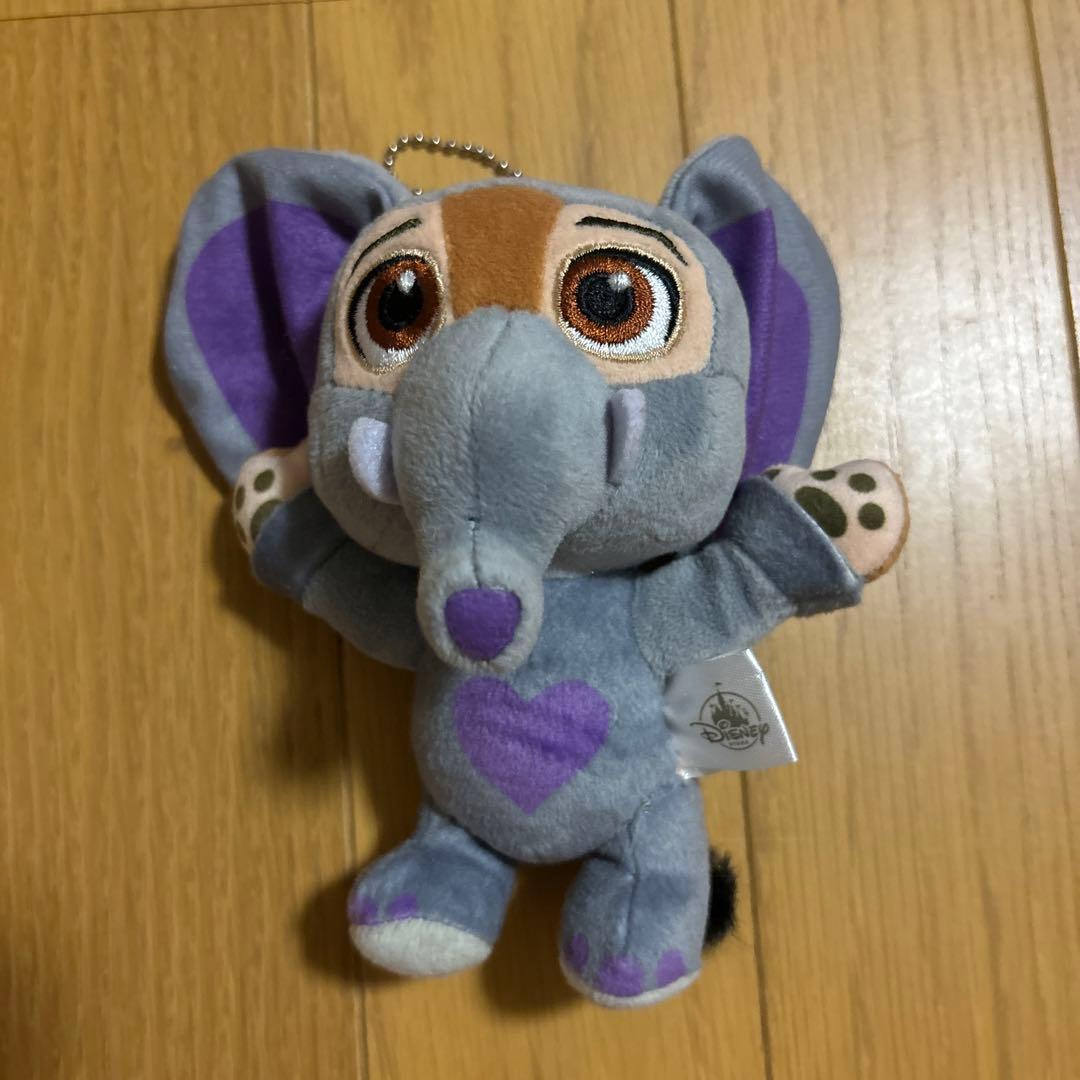 ズートピア象】Disney - ズートピア☆ゾウ フィニック ぬいぐるみ キー