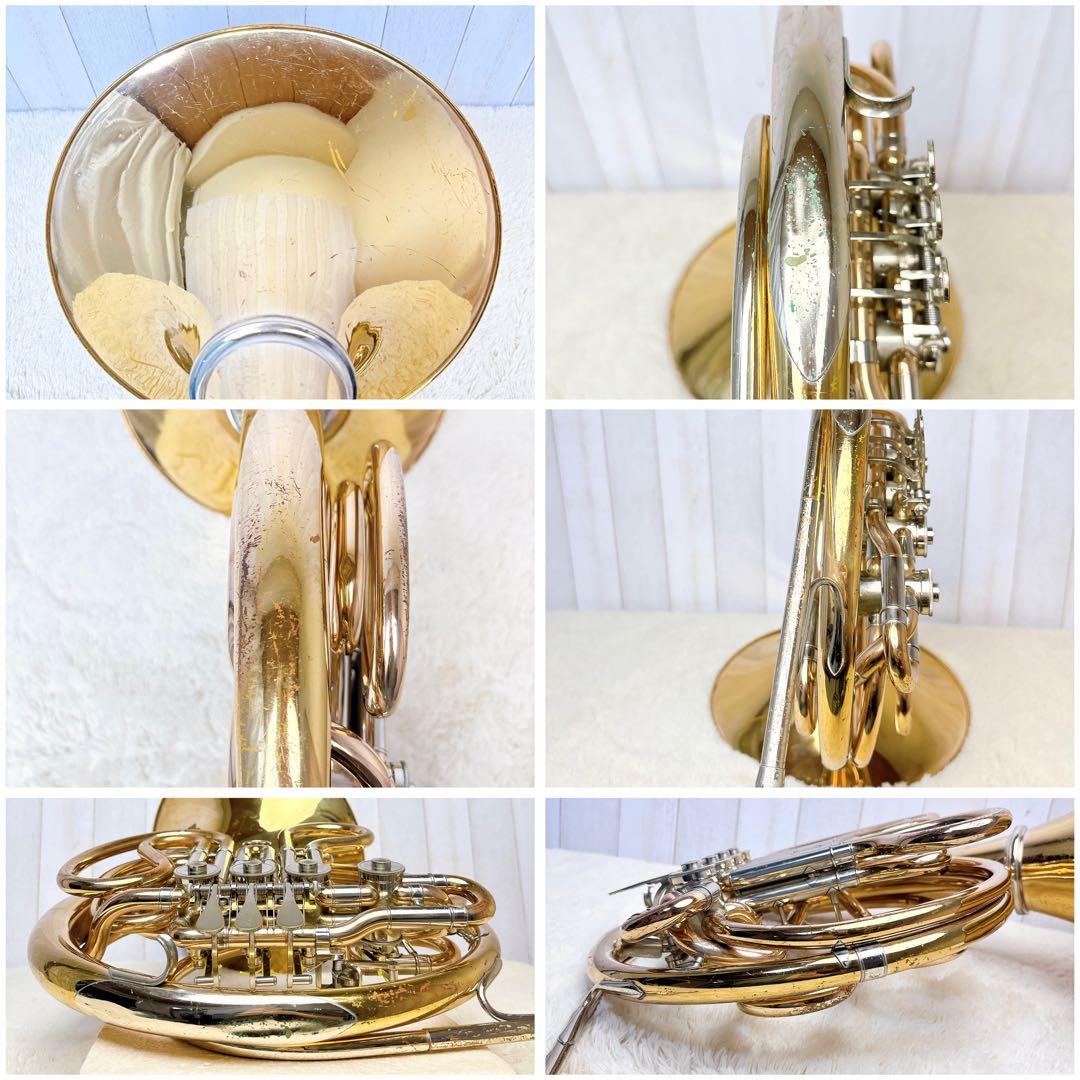 YAMAHA ヤマハ YHR-765G フルダブルホルン マウスピース付き
