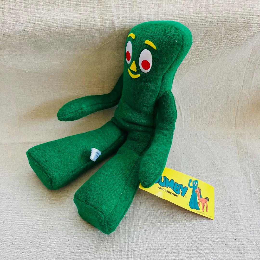 当時物／レア　タグ付き　ガンビー ぬいぐるみ　可動タイプ