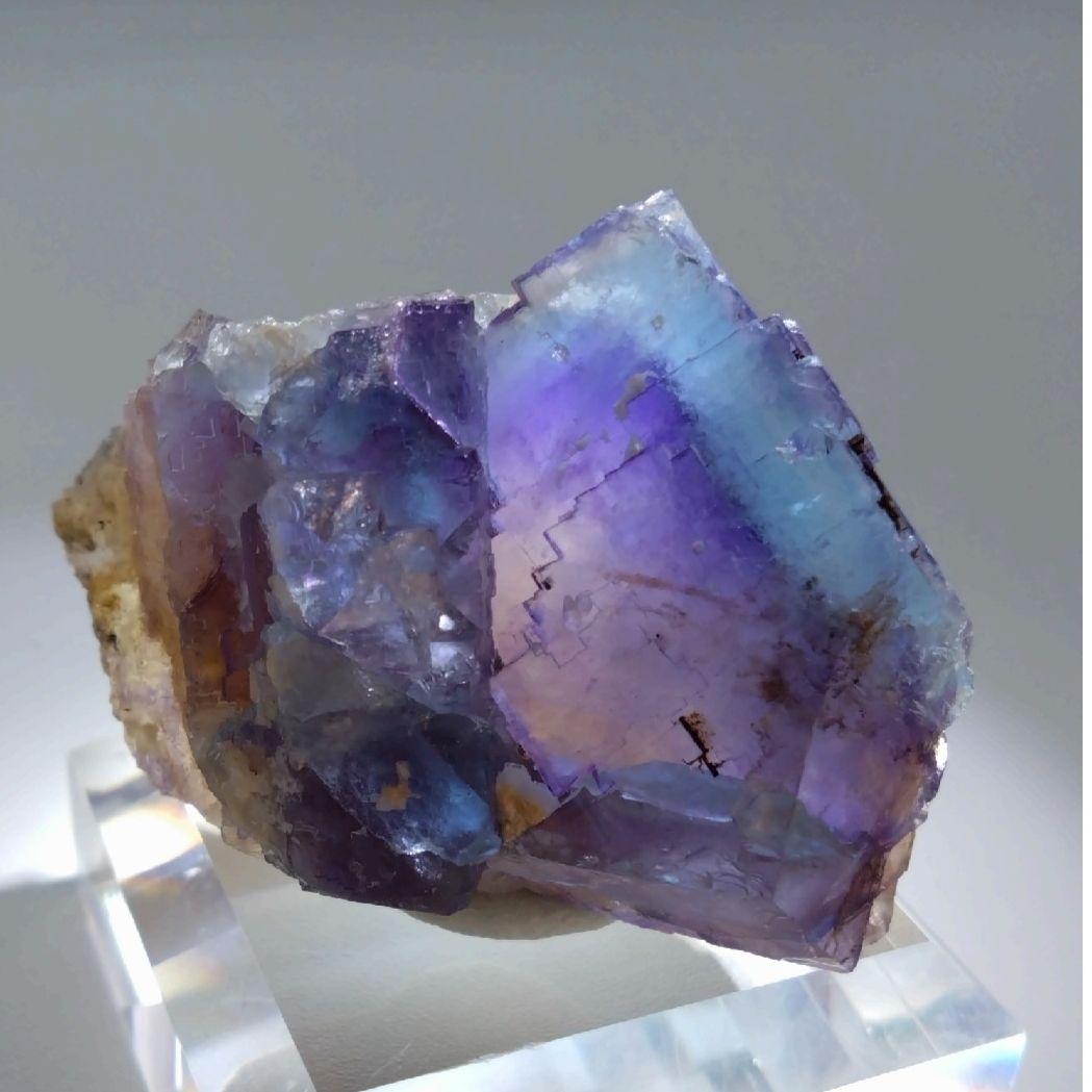 イリノイ アメリカ産 ブルー フローライト 鉱物 標本 原石