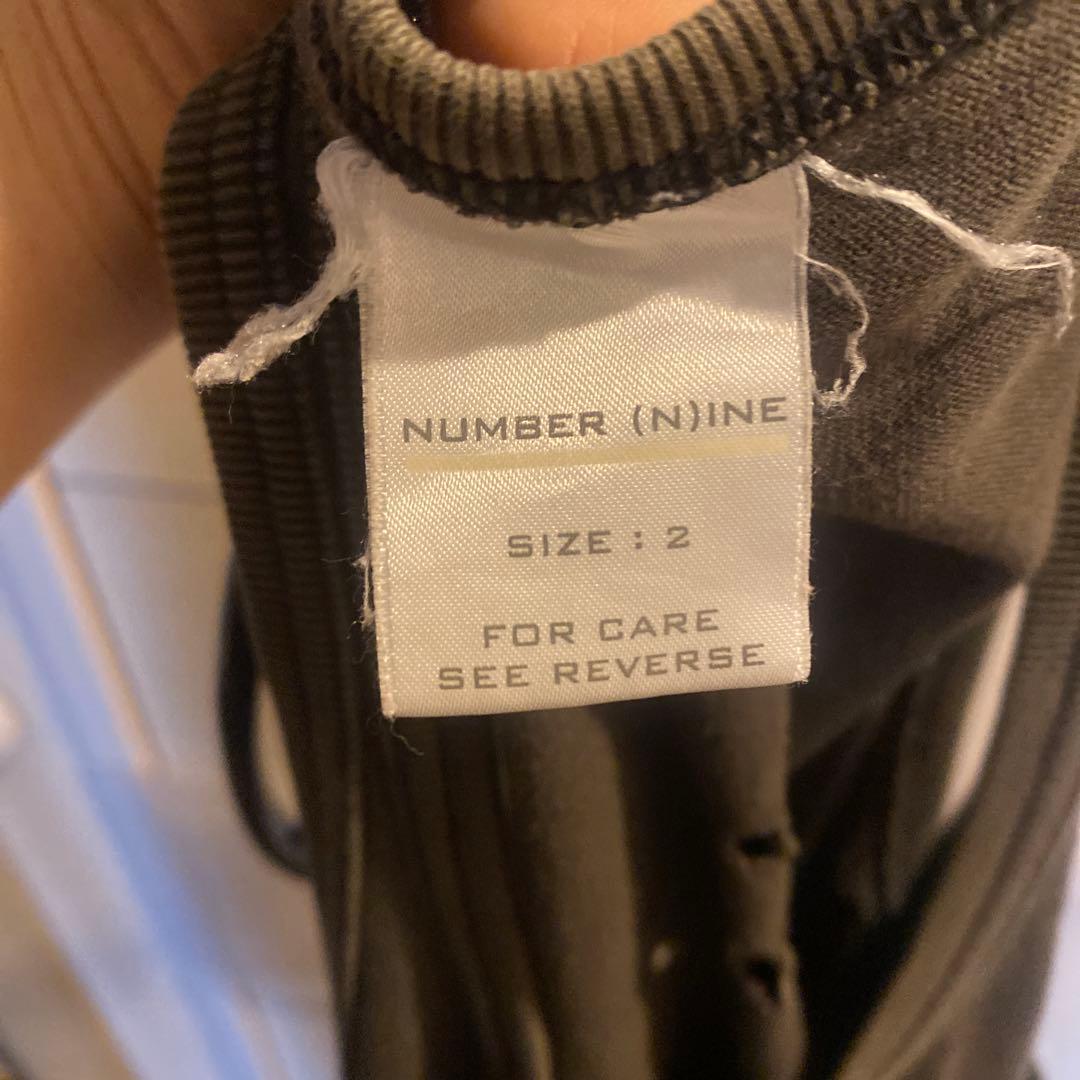 NUMBER NINE スカルプリント タンクトップ 正規品