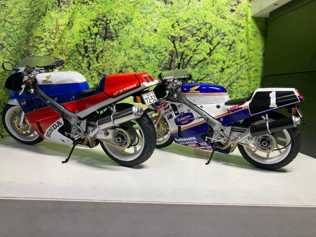 ★タミヤ★VFR750R製作品(2台セット)