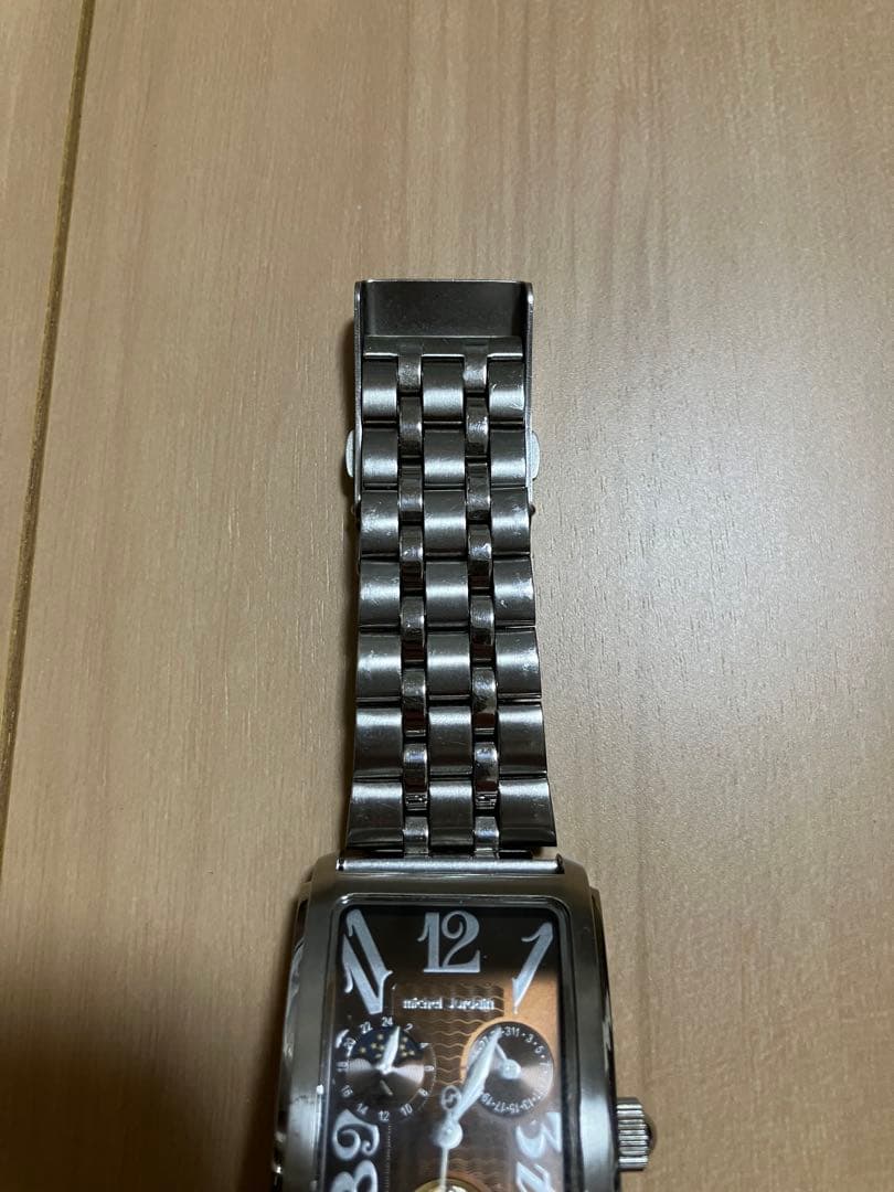 【希少】micheljordain 自動巻き ステンレスベルト 腕周り16cm