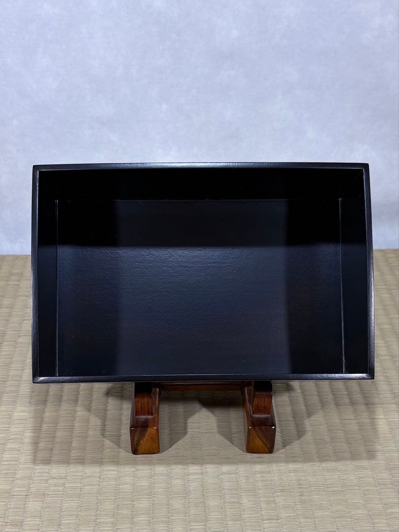 中谷秀斎造 如心斎好写 黒一閑粒足 煙草盆