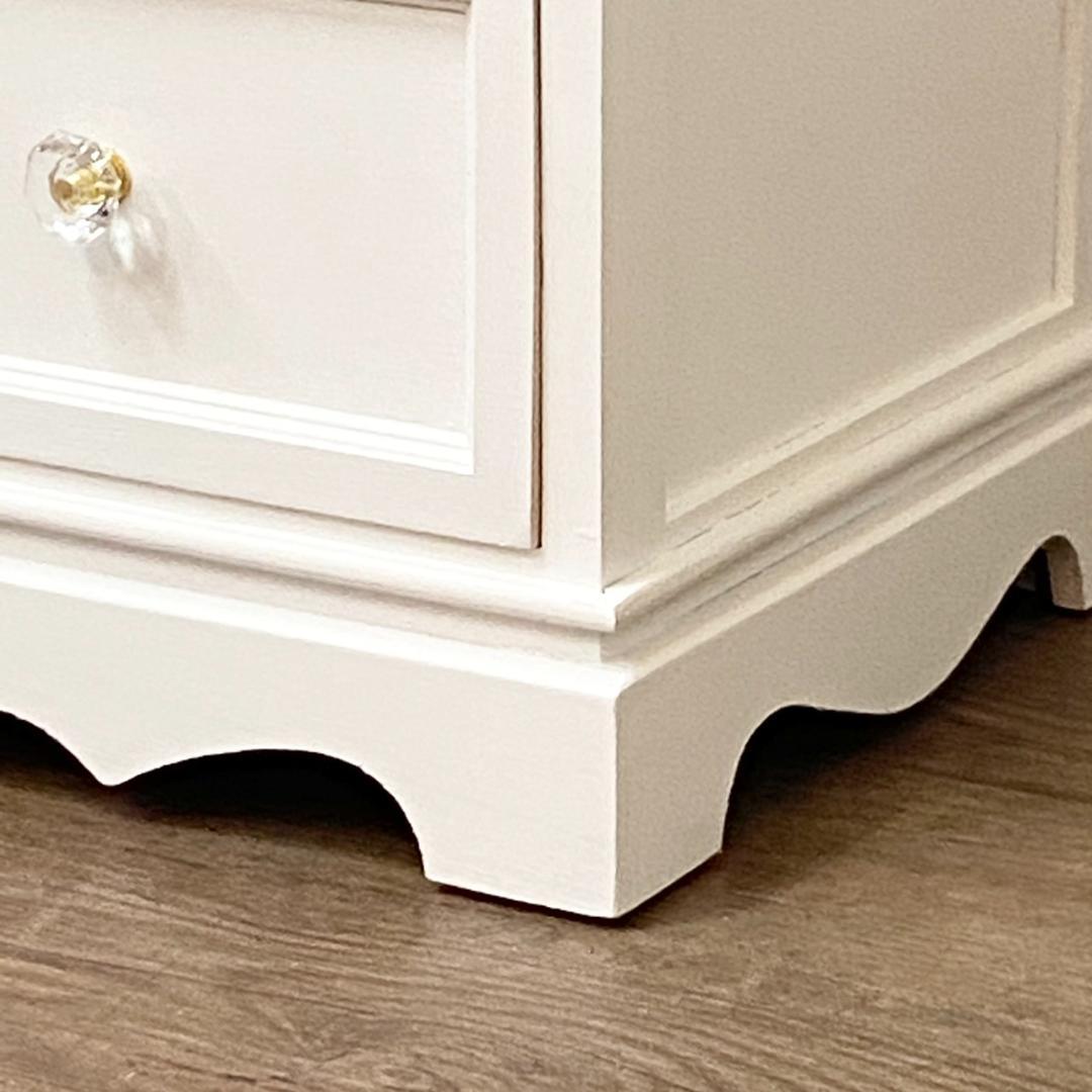 引越しSALE sora様　 専用　シャビー仕上げ　チェスト ４段５杯