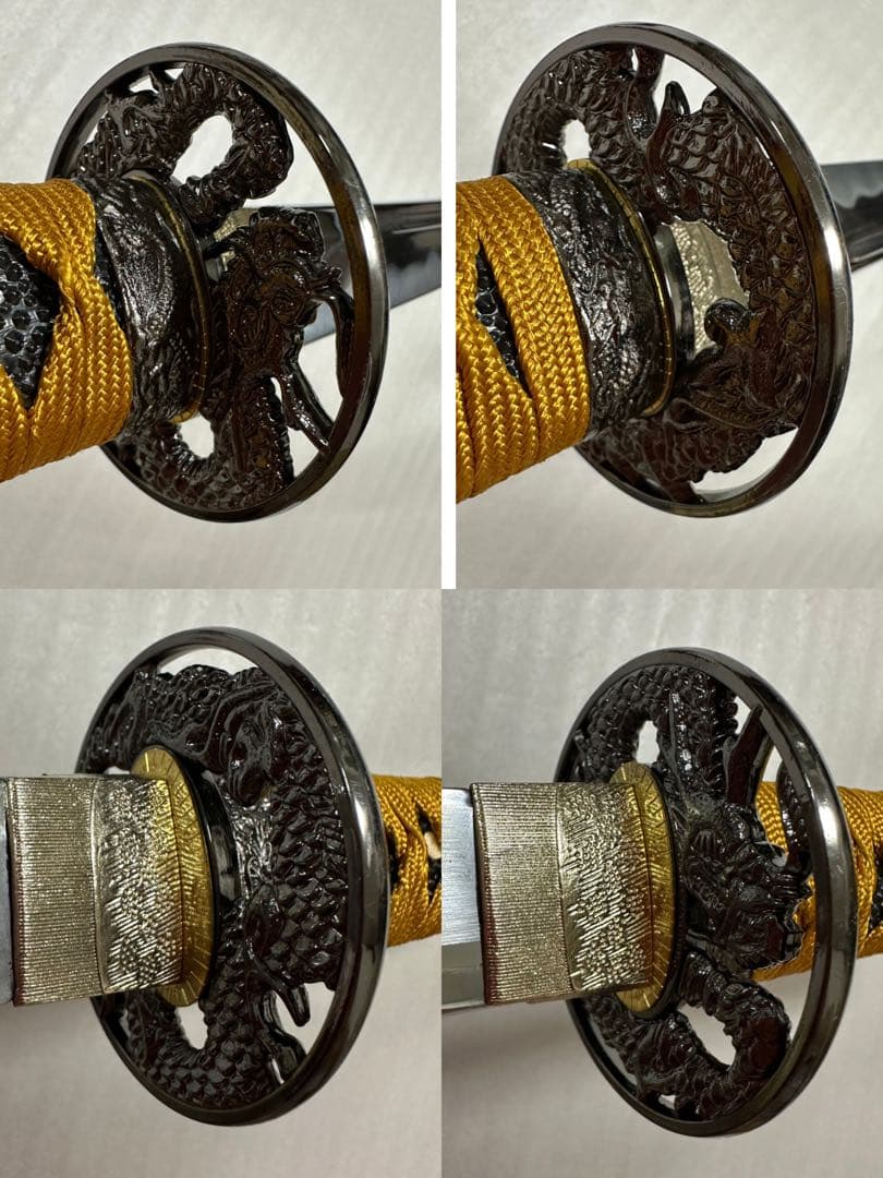 美品模造刀　打刀 黑鞘　コスプレ 鞘付き長さ約105cm