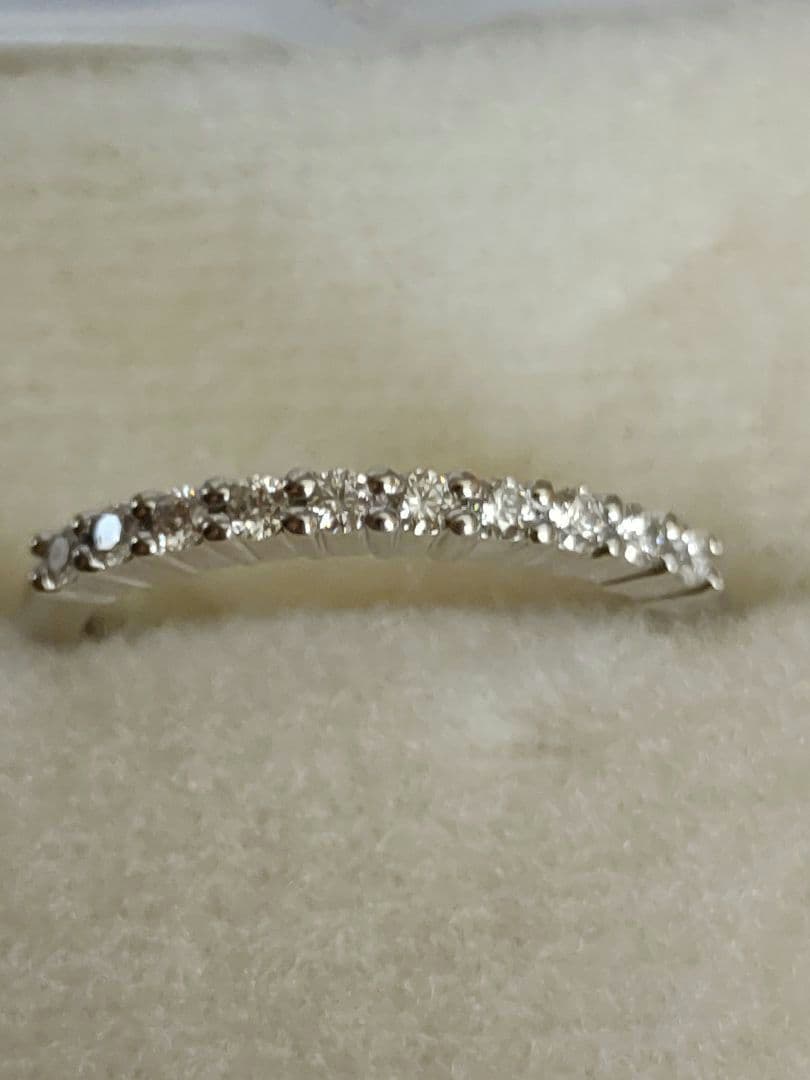 ♡Pt900 ダイヤモンドリング エタニティリング gstv 12号 4.6ｇ