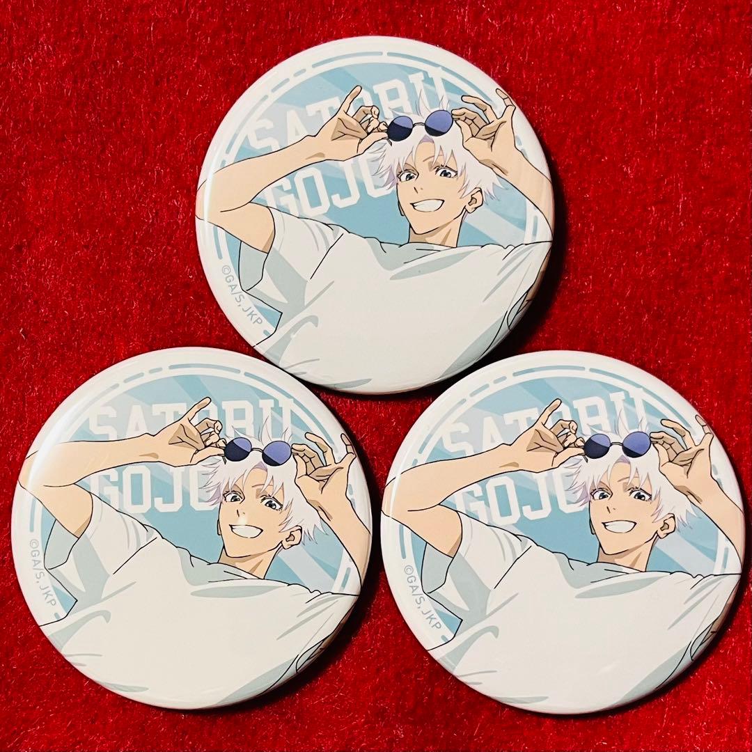 呪術廻戦カフェ2024 五条悟 缶バッチセット 呪術廻戦0 コラボカフェ