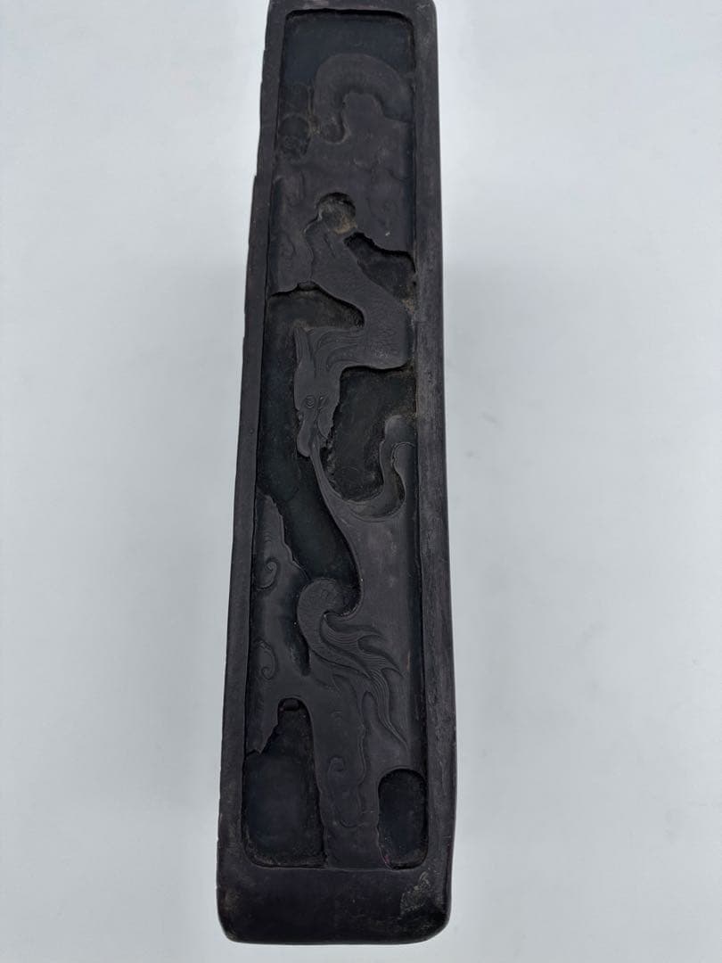 中国硯　特大　彫刻　中国美術　骨董品　アンティーク　書道　硯