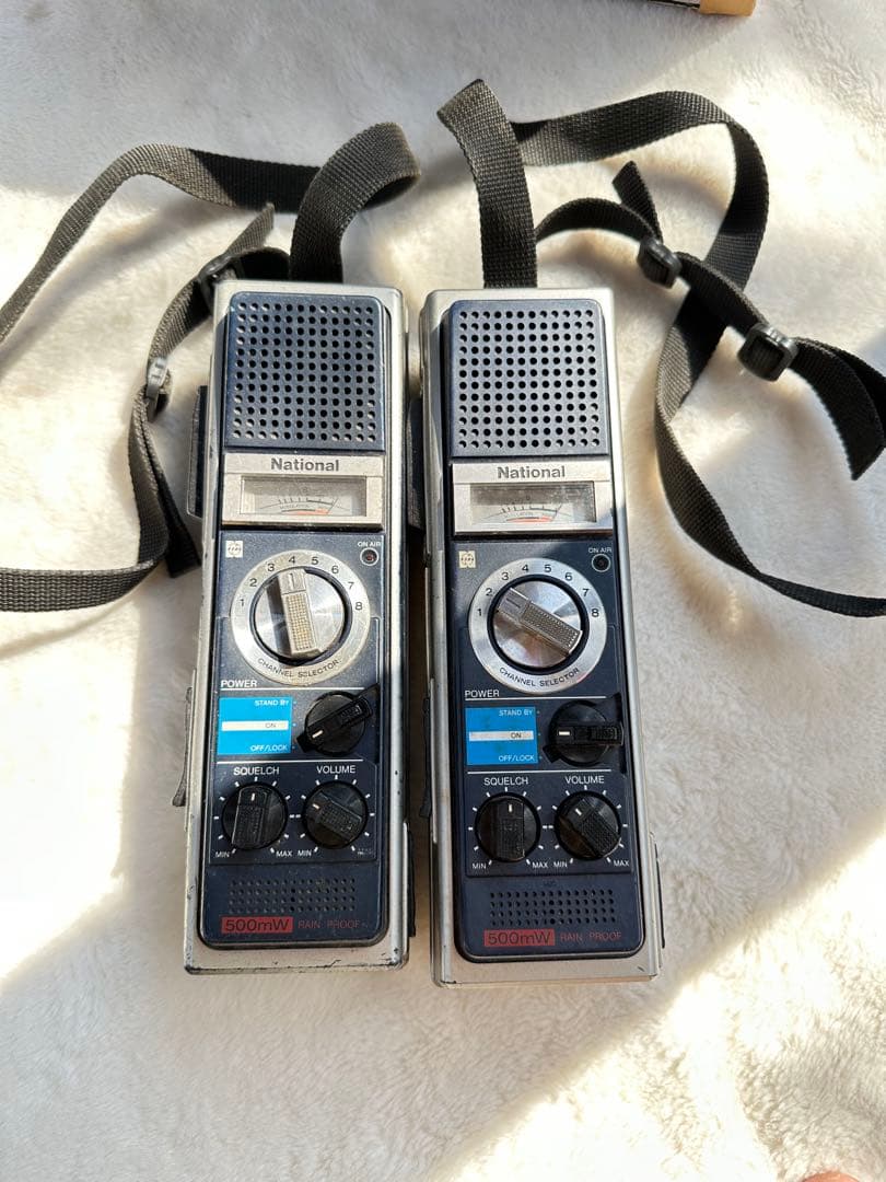 昭和レトロ ナショナル トランシーバー RF-480D 箱付 説明書あり 当時物