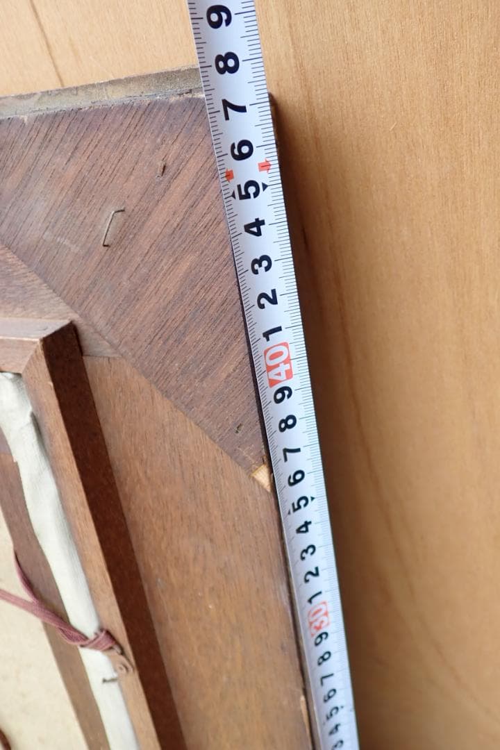 Mariani W サイン入り 油彩 風景画 水辺の森 額装付き ヨーロッパ風景