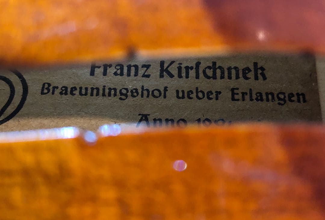 Franz Kirschnek 4/4 バイオリン 山野楽器購入 送料込み