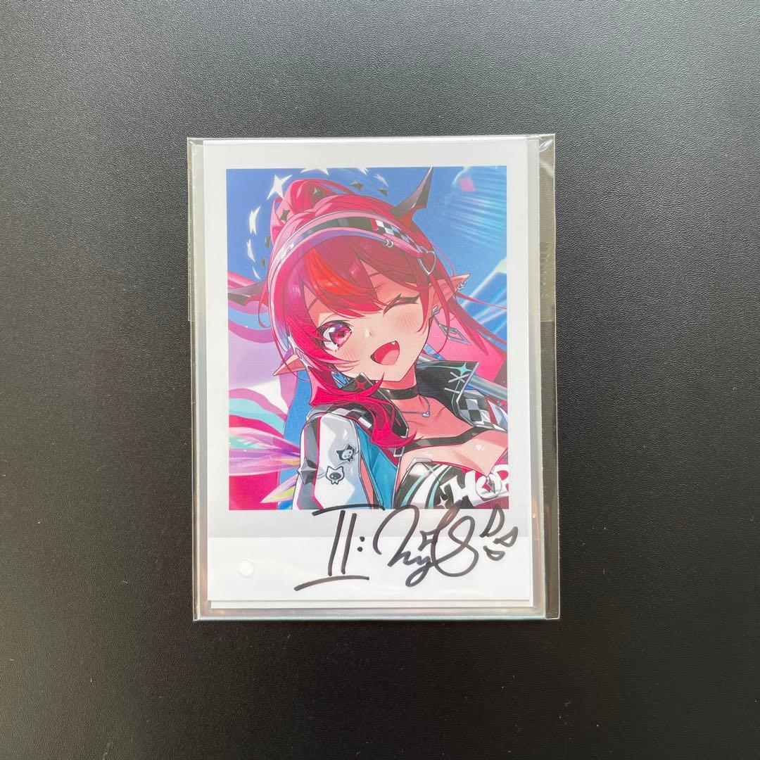 ホロライブ IRyS 活動3周年記念 直筆サイン入り チェキ風ブロマイド