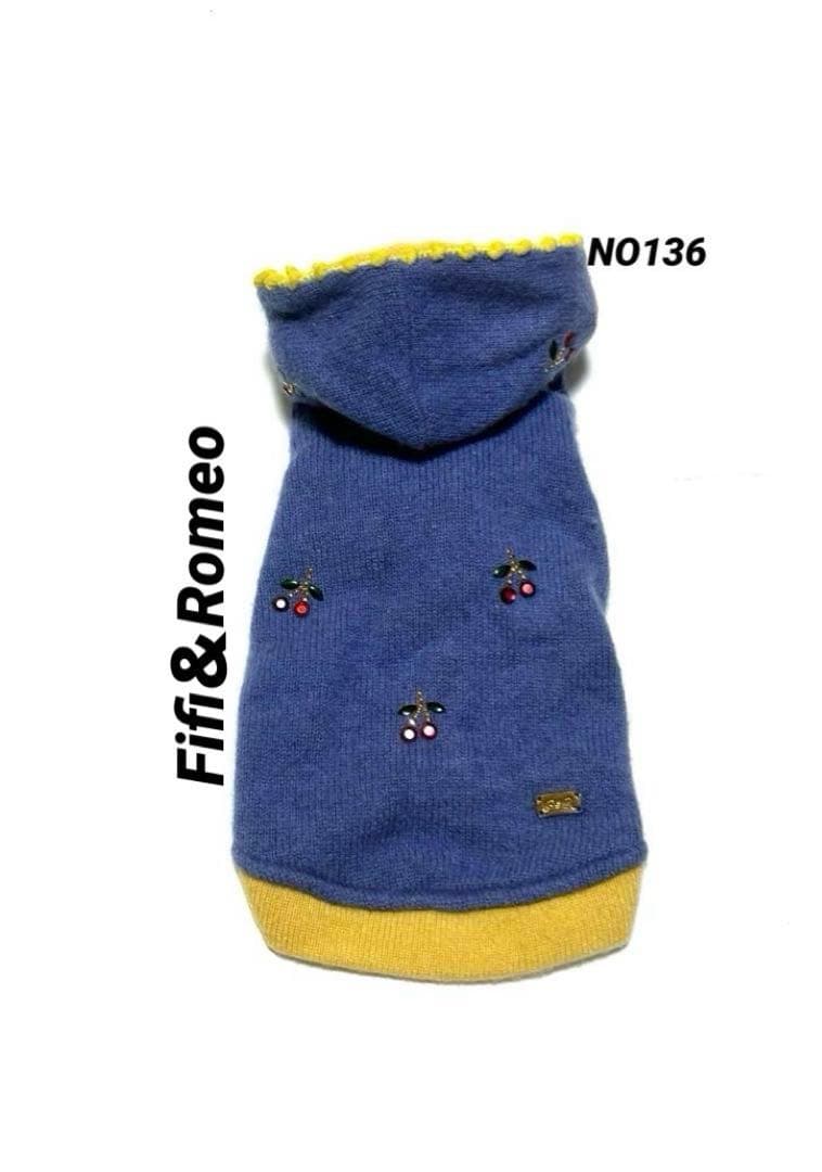 新品Fifi＆Romeoフィフィアンドロメオ カシミヤ チェリーパーカー