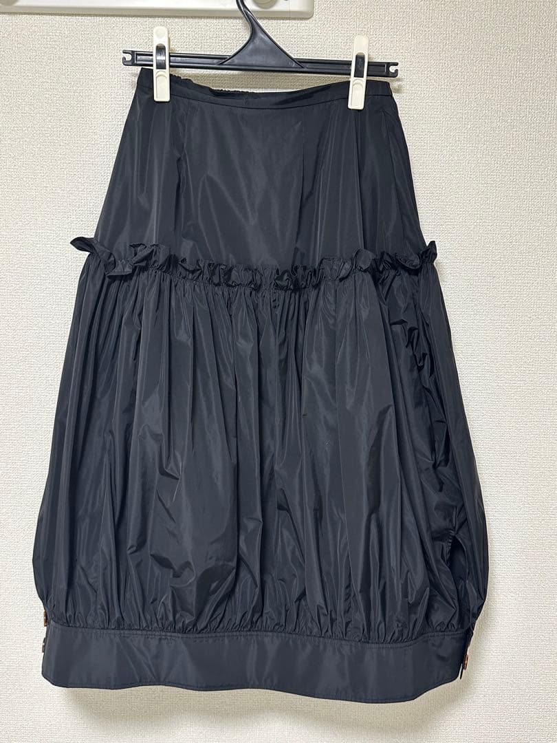 ENFOLD CUFF-HEME DHARMA SKIRT ブラック