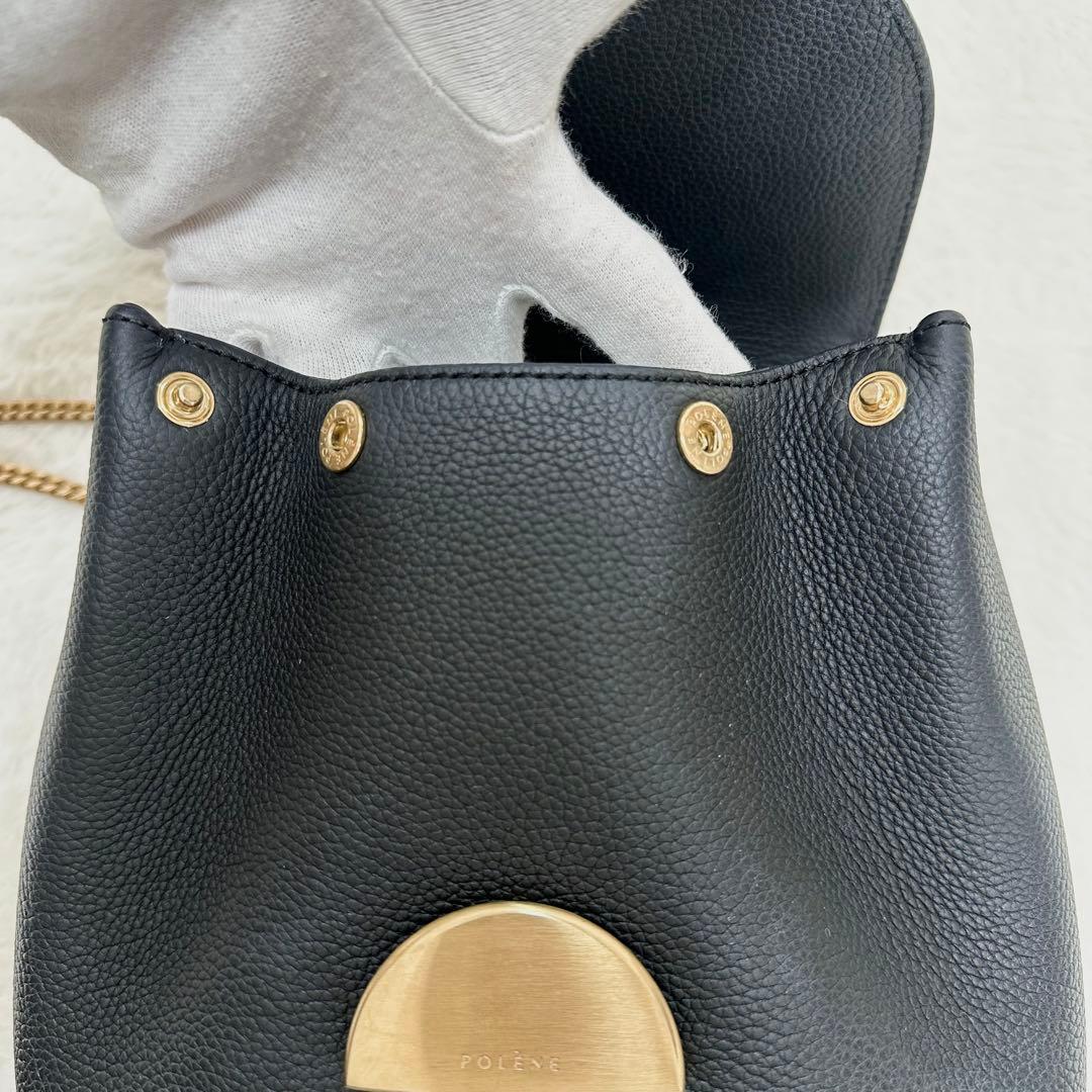 POLÈNE ポレーヌ Numéro Un Mini ショルダーバッグ ブラック