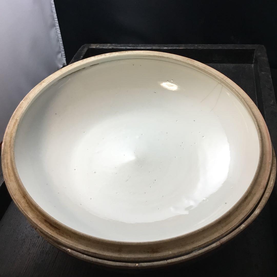 乳白手古九谷大ぶり鉢金銀彩(1650年〜1700年代)