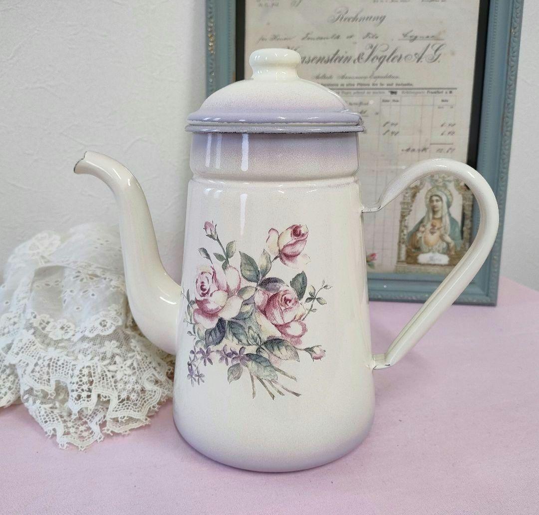 7653:最終価格♥イマン好き! 麗しのビビアン コーヒーポットL 新品未