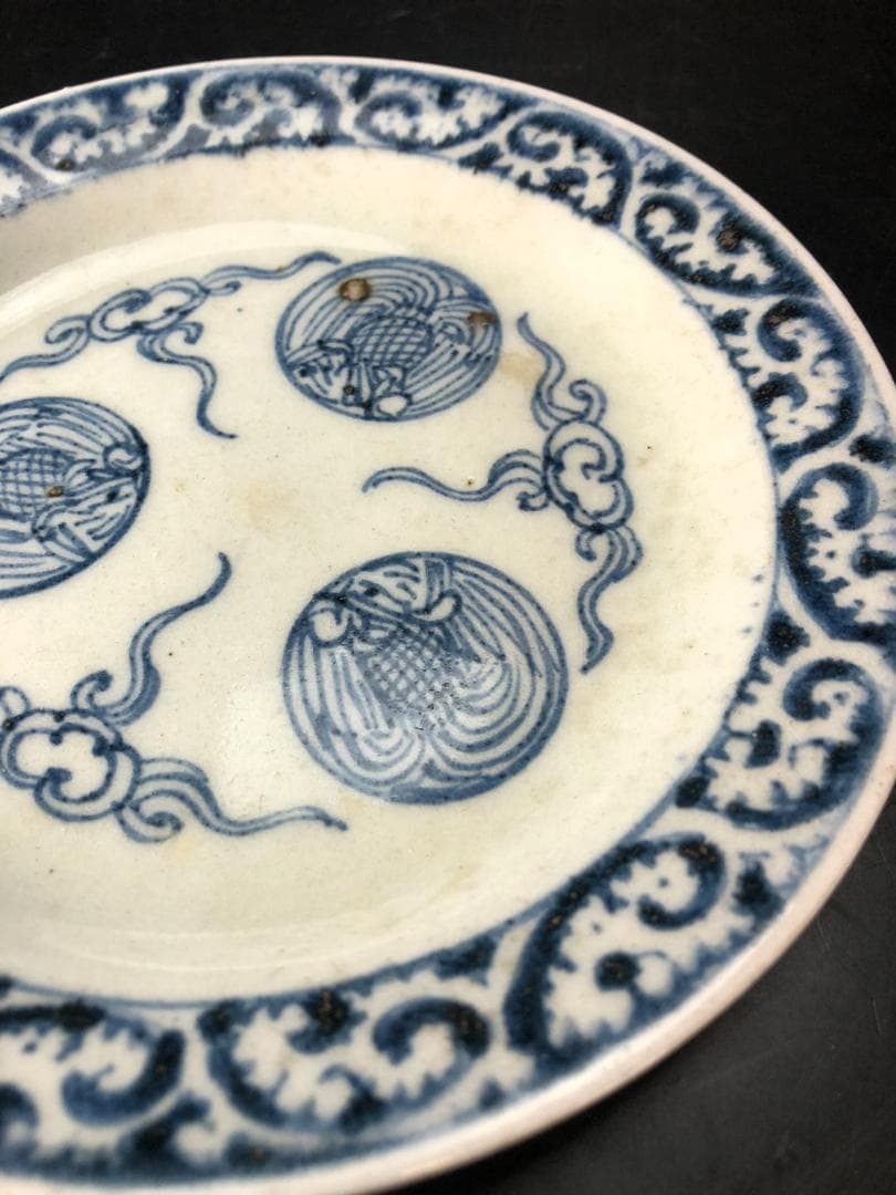 古伊万里 唐草丸散紋 皿 六件 φ16.5cm 旧家蔵出 - メルカリ