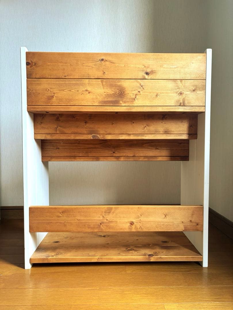 木製 本棚 絵本 絵本棚 ホワイト ブックシェルフ ナチュラル 子供部屋