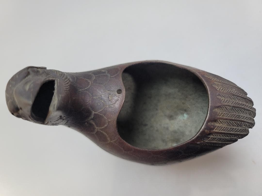 古銅 鶉 時代 香炉 DT511