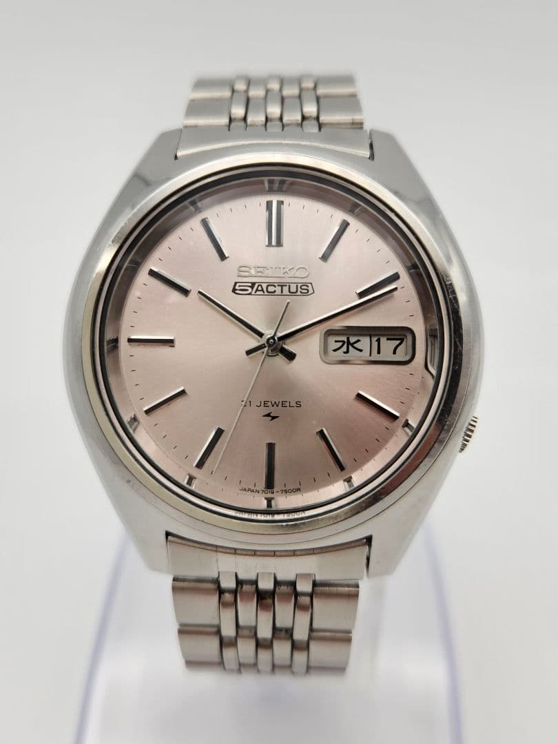 【OH済】SEIKO 5 ACTUS 1975年製 ３ヶ月保証　フルオリジナル