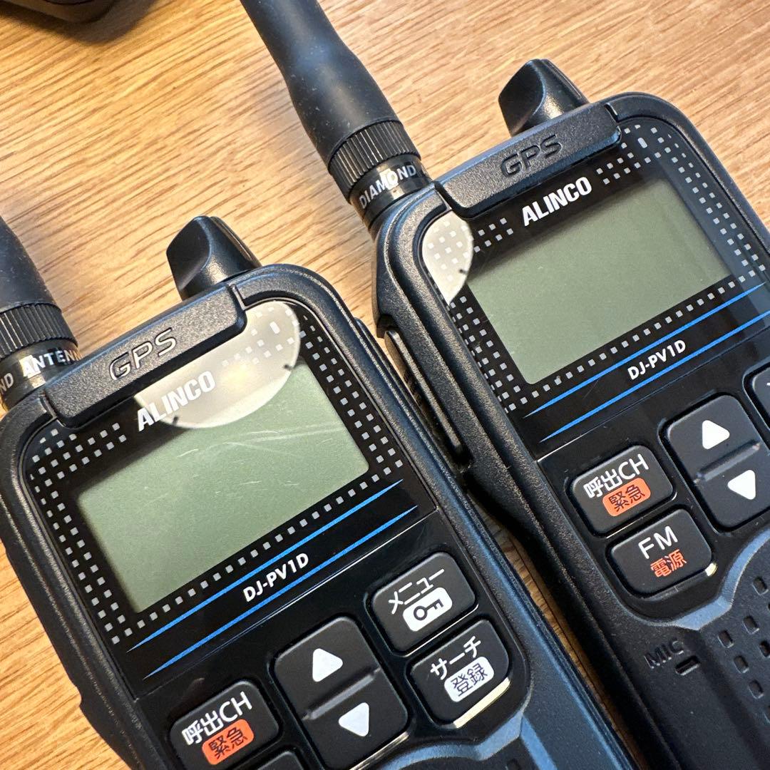 美品]デジタルコミュニティ無線⭐︎ALINCO DJ-PV10 2台セット