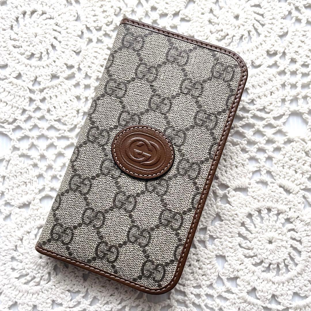 GUCCI グッチ アイフォンケース iPhone15 スマホケース 手帳型 GUCCI