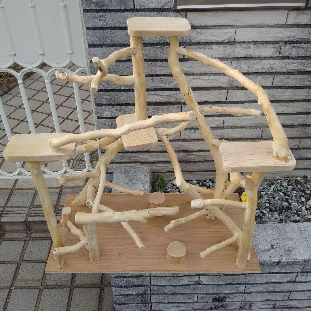 流木止まり木・バードタワーNo.77