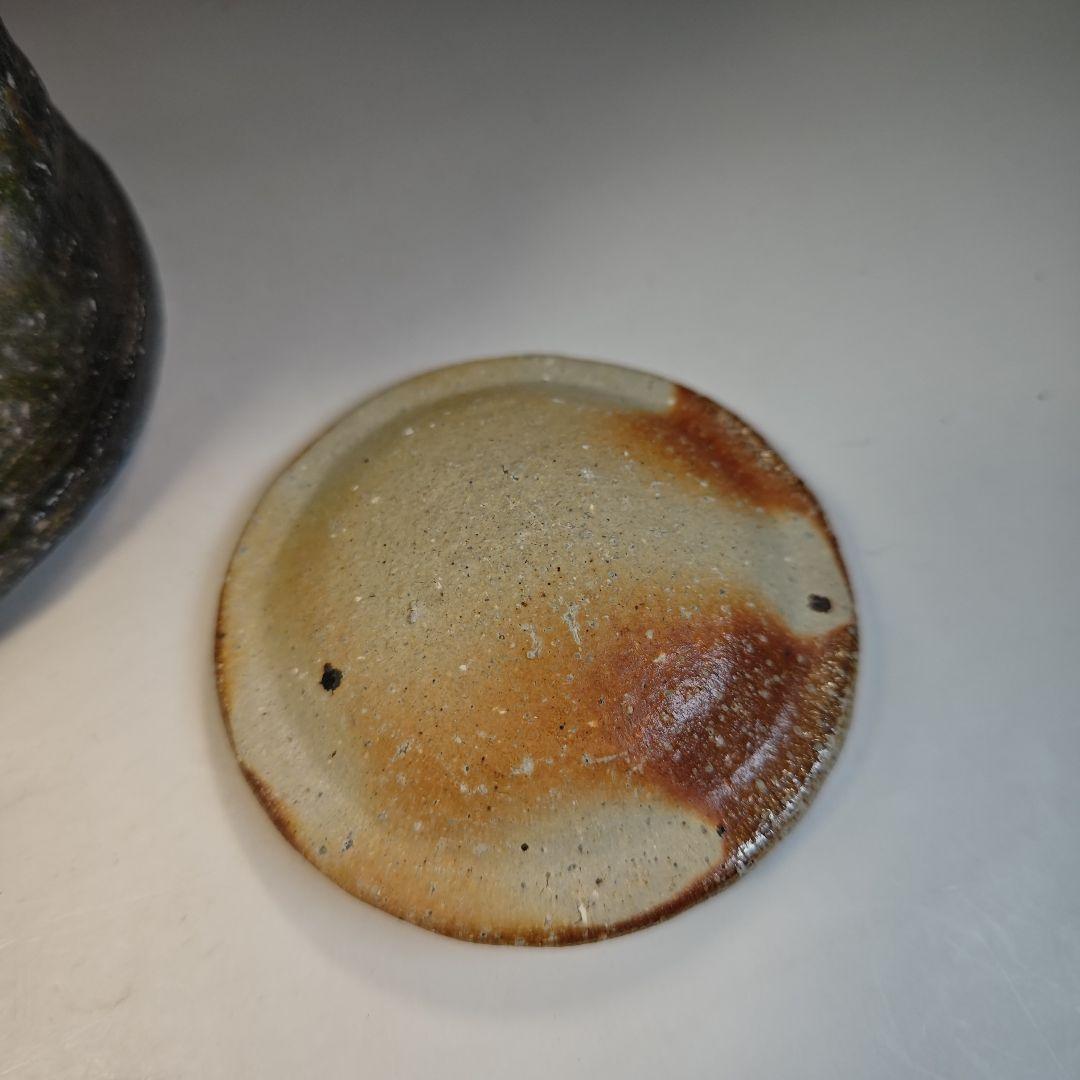 イ414 水指『杉本忠（瑞峯）作』『信楽 細水指 共箱』茶道具