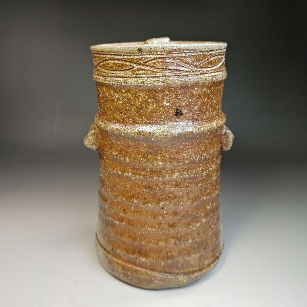 イ414 水指『杉本忠（瑞峯）作』『信楽 細水指 共箱』茶道具