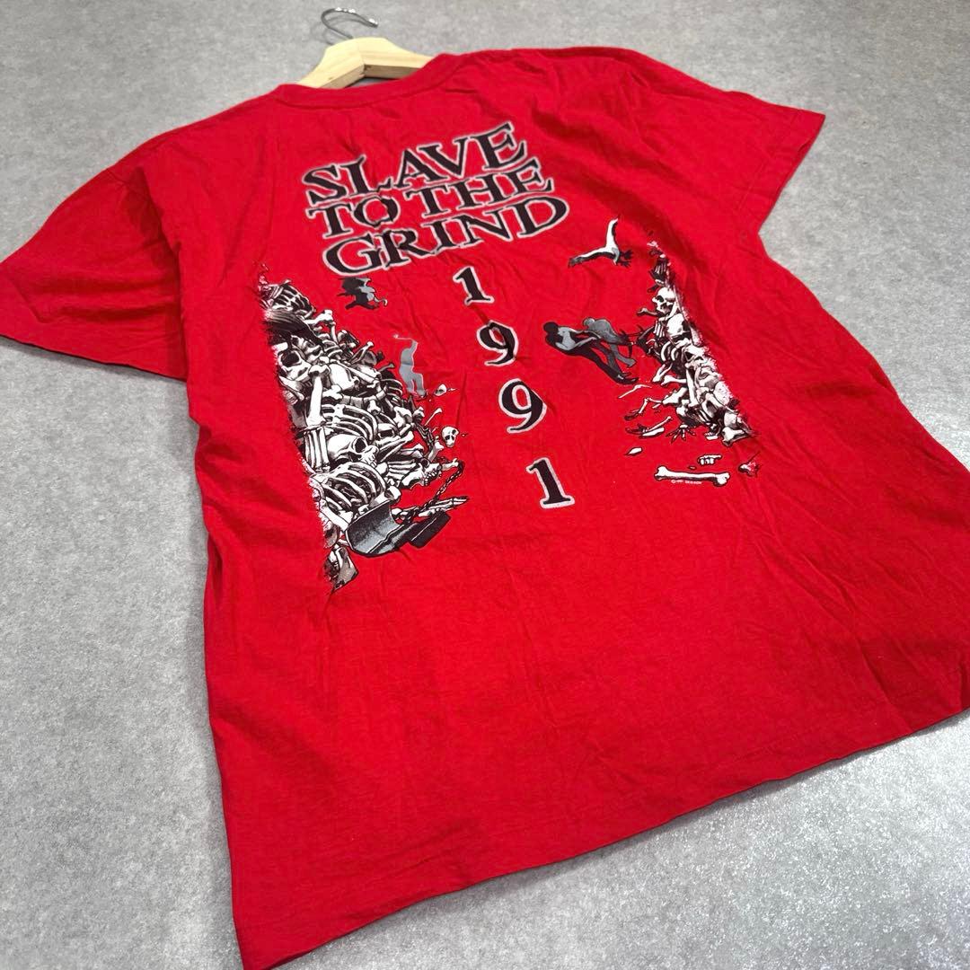 希少 90s 当時物 ヴィンテージ バンドTシャツ SKID ROW L 90s SKID ROW