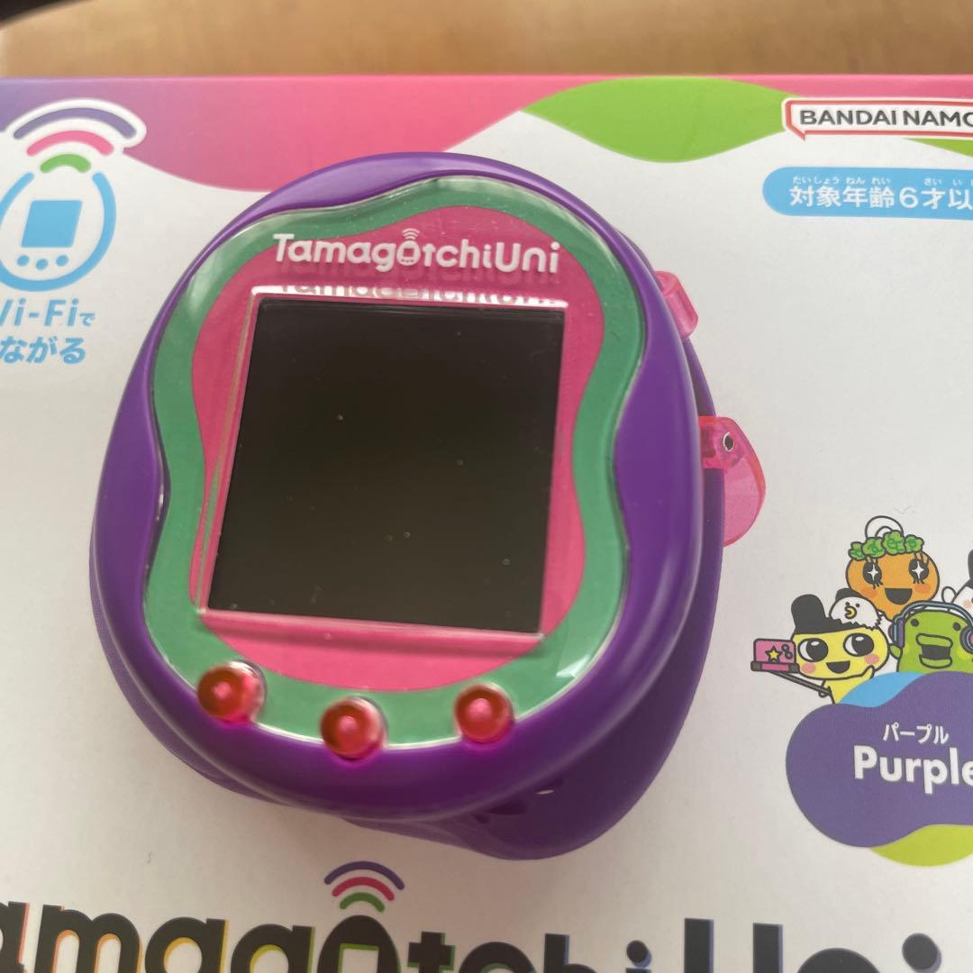 【人気！】たまごっちuni パープル　※動作確認済