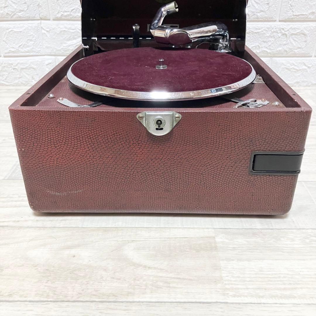 コロンビア 蓄音機 G-241 Colombia 昭和レトロ レコードプレーヤー