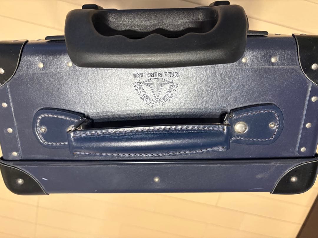 GLOBE TROTTER グローブトロッター スーツケース ネイビー 二輪