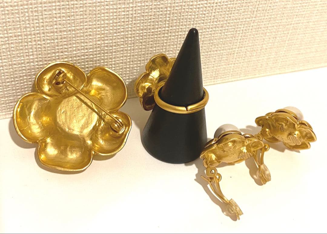 未使用 クレイサス パール イヤリング ブローチ リング セット 限定品