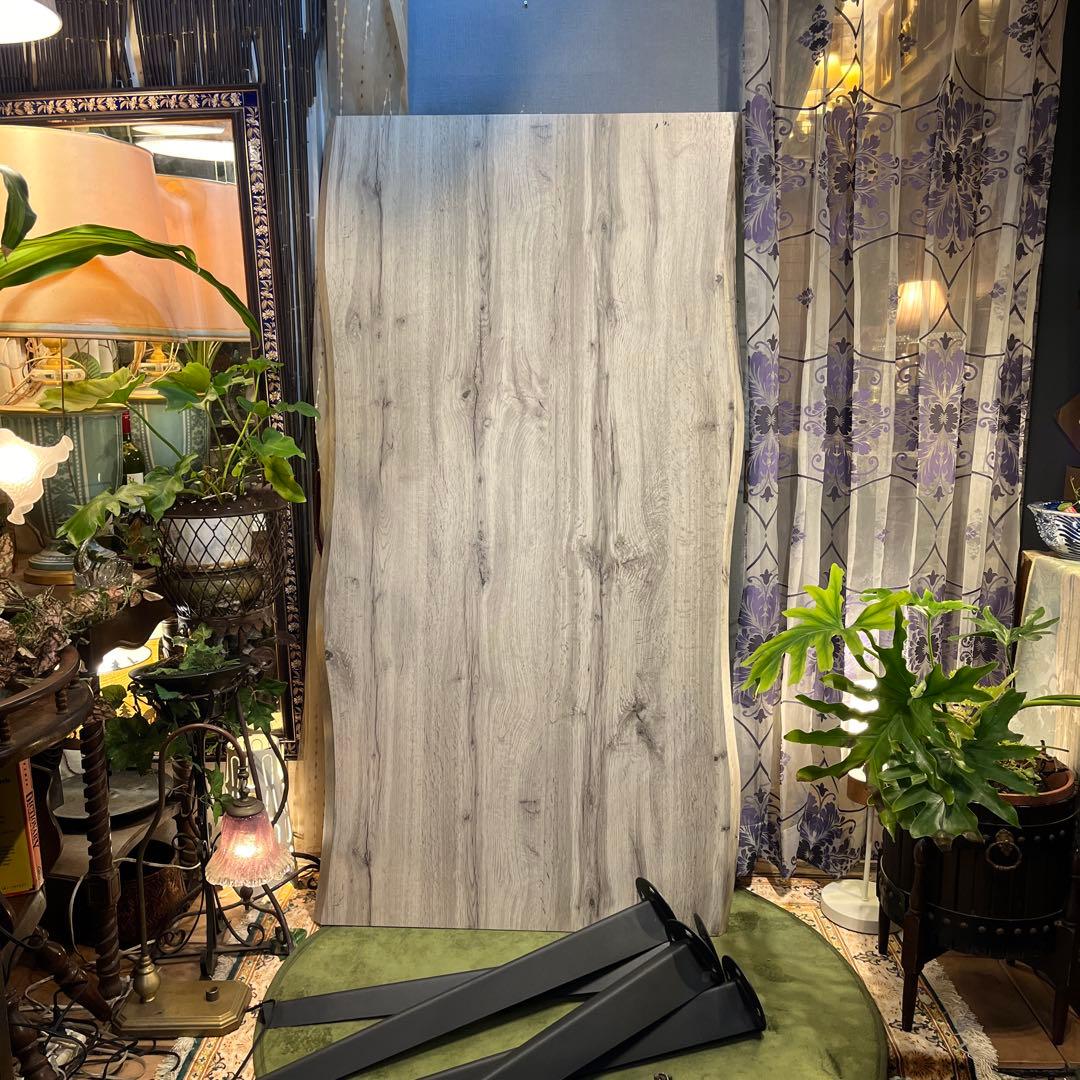 なっちゃん 　天板のみ　インダストリアル系　一枚板風　ダイニングテーブル