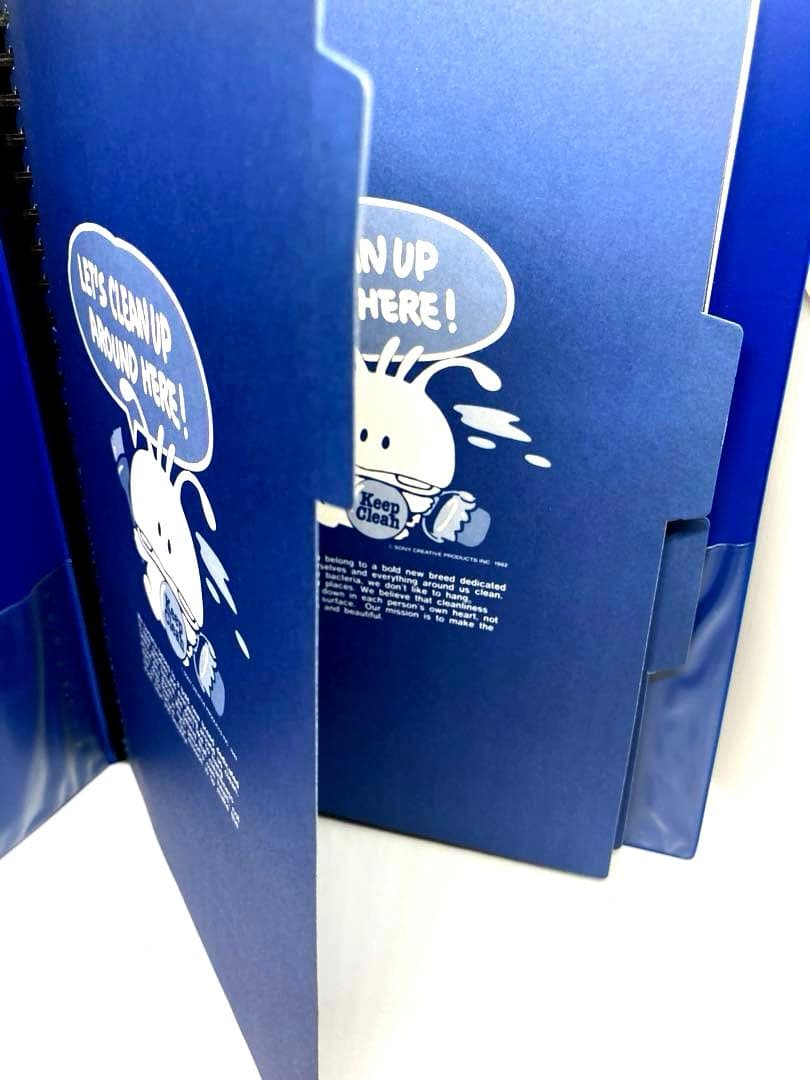 昭和レトロ】当時物 未使用 BAIKIN-KUN バインダー バイキンくん