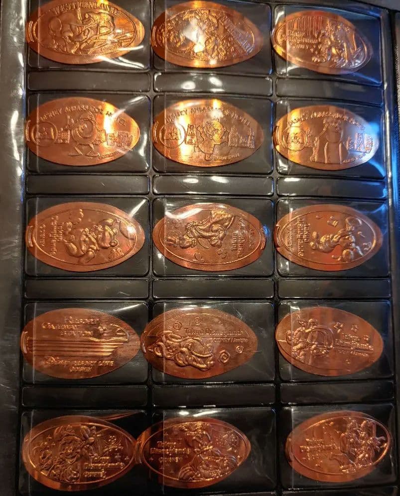 最終値】【激レア】【閲覧数563】東京ディズニーリゾートメダル 2009コンプ