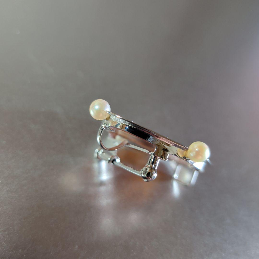 ブローチ ペンダントトップ 2way K18 K14 WG シェルカメオ 真珠 - メルカリ