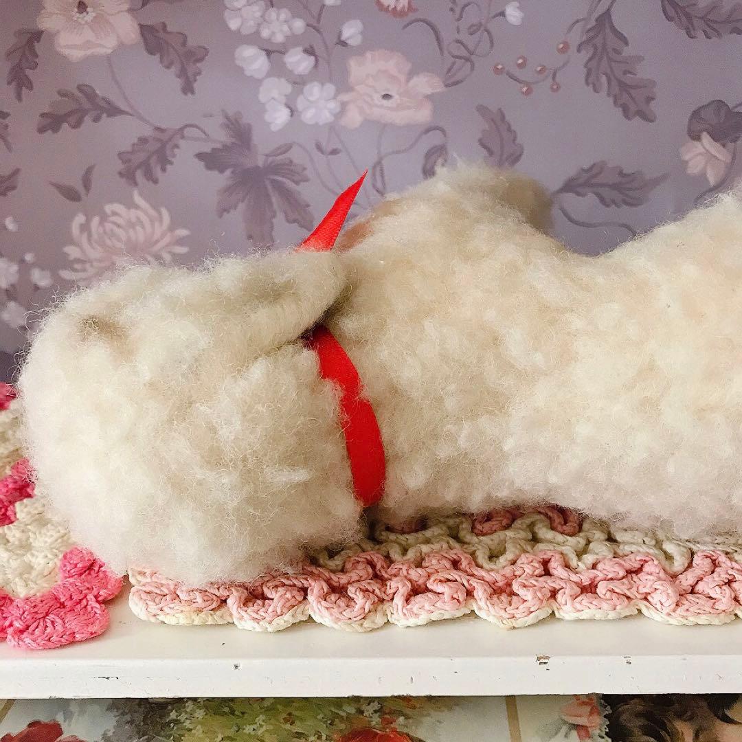 ハーマン テディ オリジナル HERMANN 羊のぬいぐるみ♡ドイツ製 レトロ