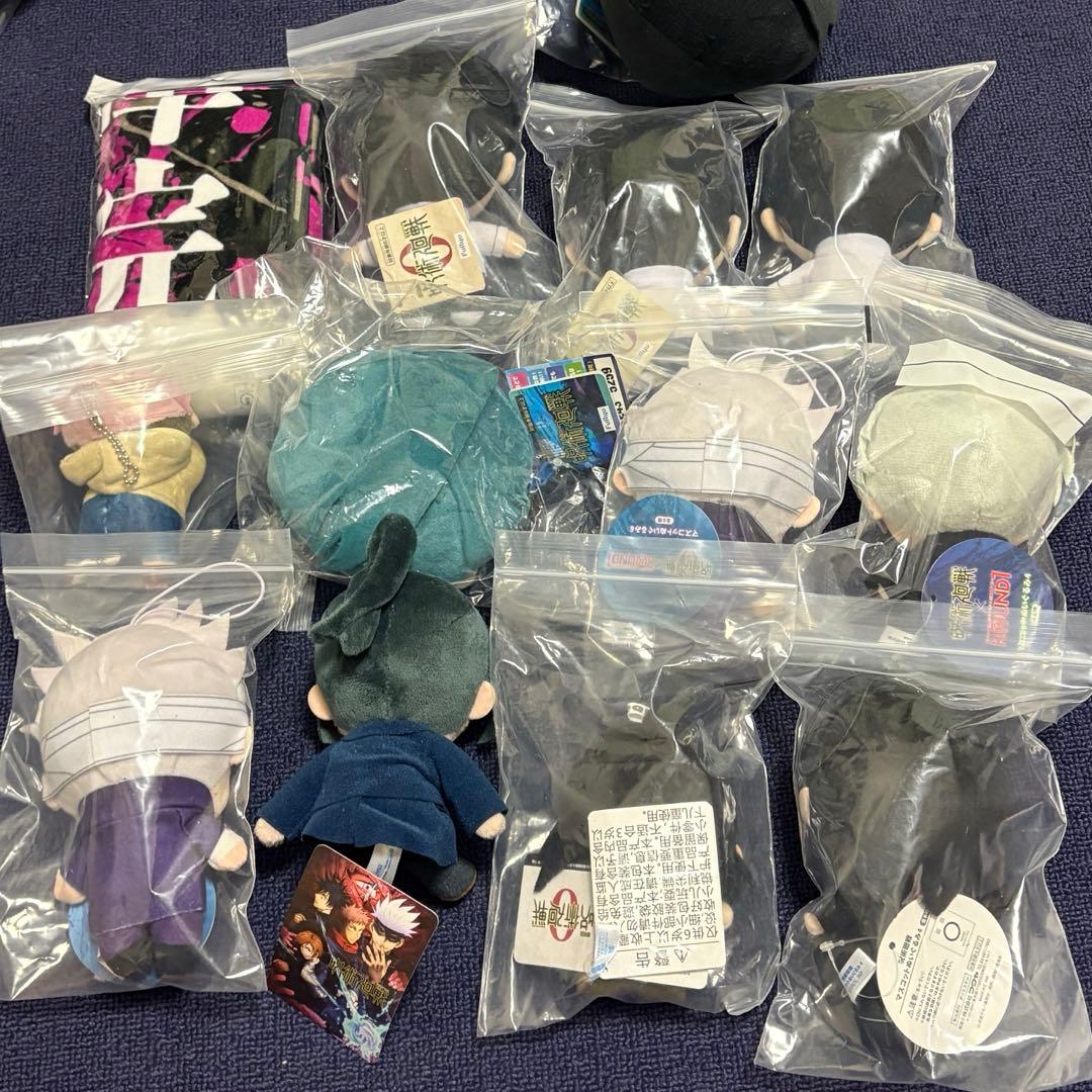 呪術廻戦 まとめ アニメグッズ マスコットぬいぐるみ キーホルダー 缶バッジ