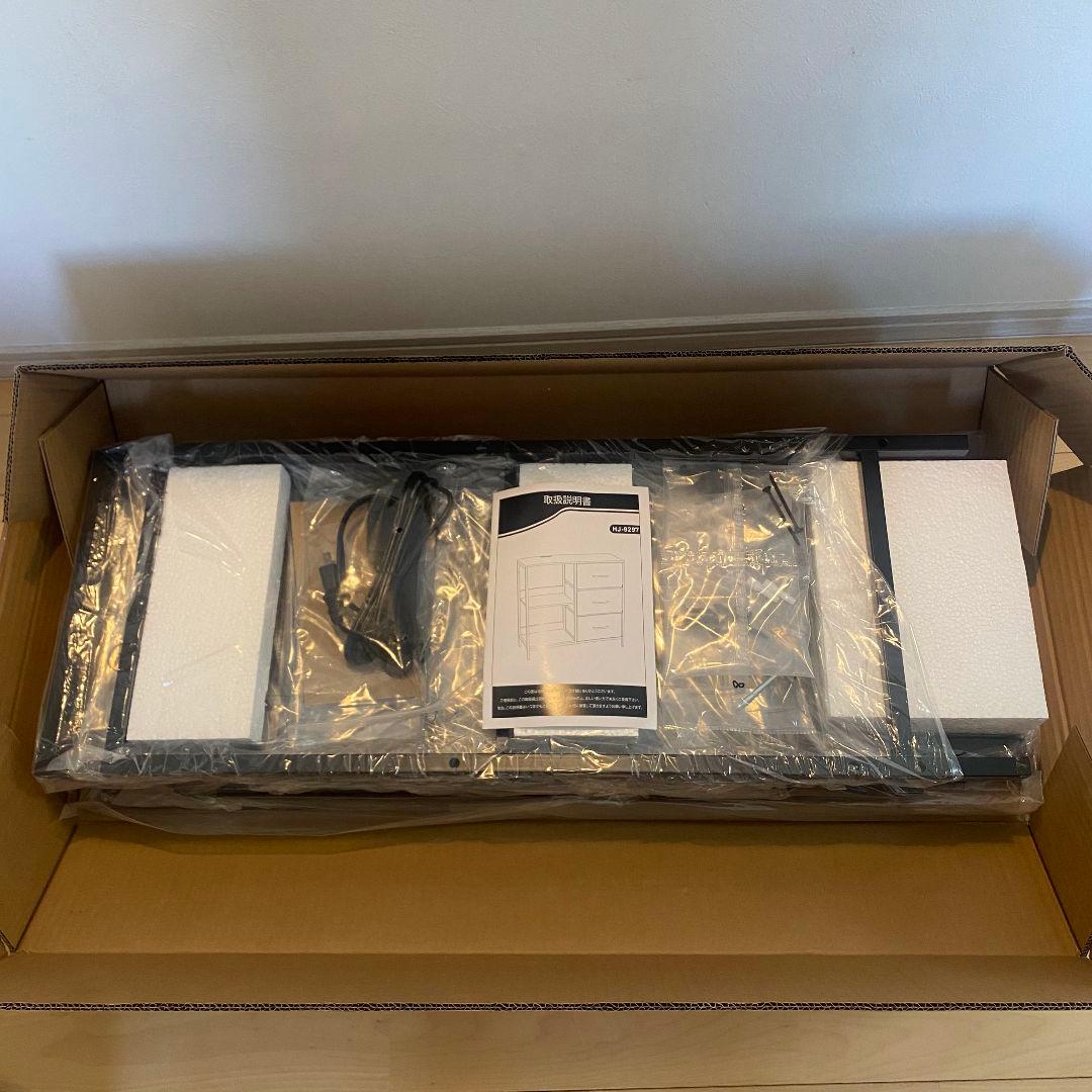 収納チェスト キャビネット USBポート 収納 衣類収納 簡単組立 黒 ブラック