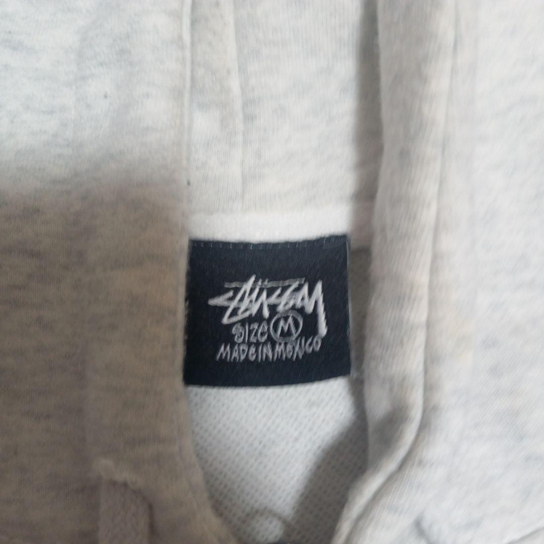 Stussy グレー ジップアップパーカー M 値下げ受付け中