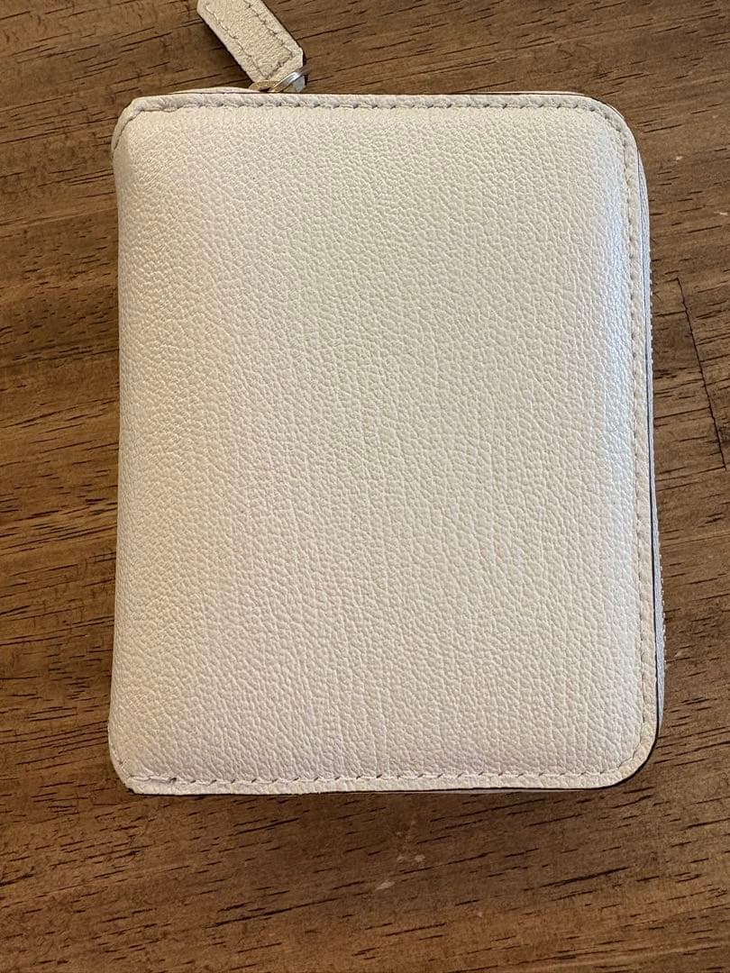 【まつも様】ラルコバレーノ　ラウンドジップミニウォレット #WHITE*GRAY