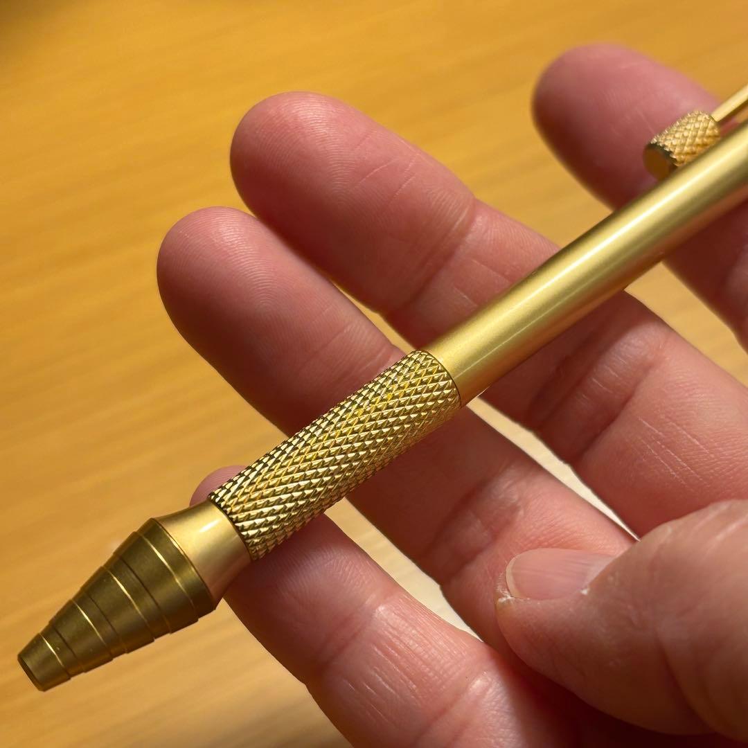 GLOBE-TROTTER グローブトロッター ゴールド ボールペン 真鍮