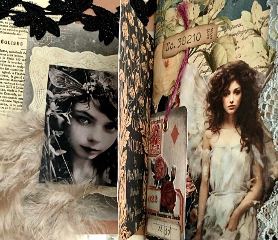 感謝セール❣️多種類染レースたっぷり『天使』ジャンクジャーナル雑記帳