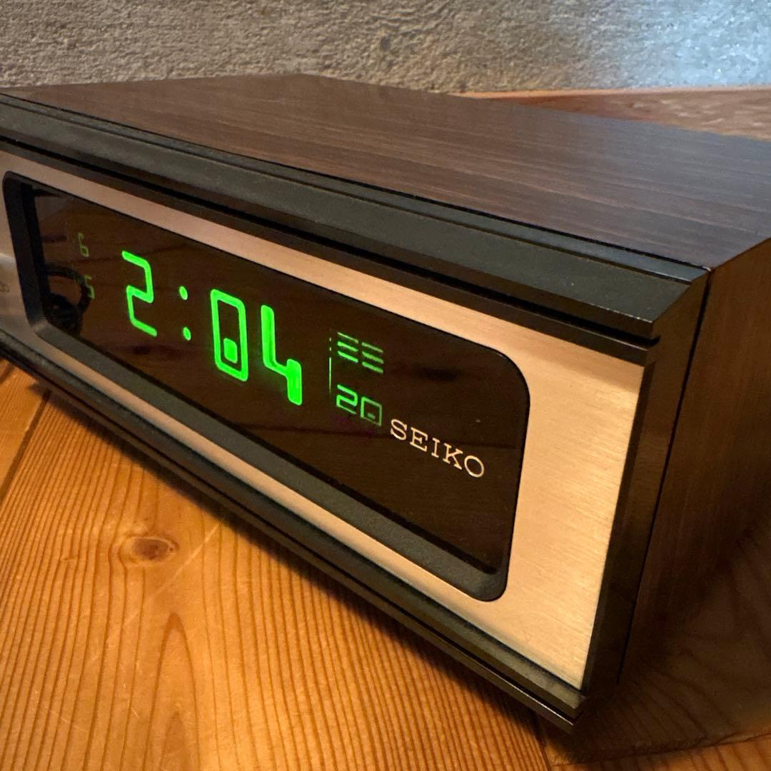 70年代 セイコ DL406 パタパタ時計 デジタルクロック スペースエイジ